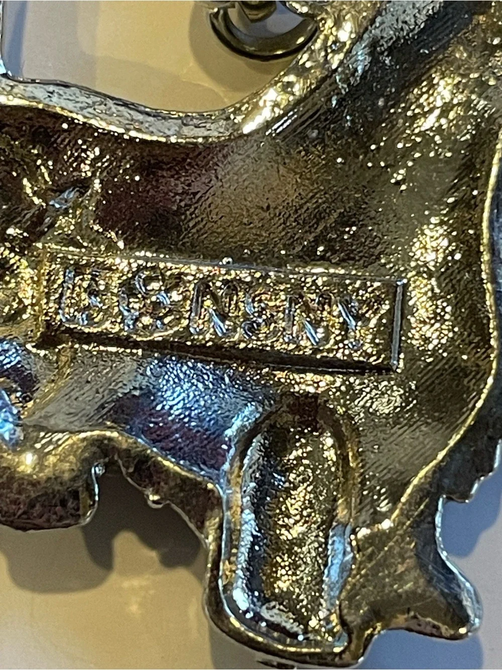 Enamel Metal Scottish Terrier Dog Keychain / Key Ring #0247